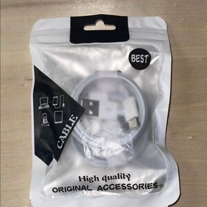 White USB C Charging Cable